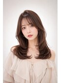 徳島三好市韓国風レイヤーセミロング
