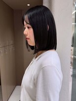 マイル 渋谷(mile)&nbsp;ボブ/レイヤーボブ/顔周りカット/前髪/グレージュ/渋谷美容室