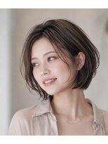 ガーデン ジングウマエ(GARDEN jingumae)&nbsp;大人可愛い/パーマ/くせ毛/切りっぱなし/ボブ/前髪/白髪