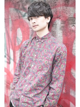 カモン(CAMON) メンズクラウドマッシュ×ビックカールショート