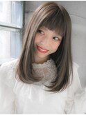 ふんわりナチュラル☆大人可愛いセミロング☆