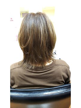 サンクスヘアー(Thanks hair) [Thanks  hair]  マッシュウルフ