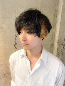 オッソ(OSSO) ソフトツーブロックトランクスヘアハイトーンメンズ