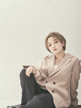 エンタク 新宿(enntaku) ボブ/カーキグレージュ/マッシュショート/大人かわいい[新宿駅]