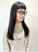 【FOLK】透明感アリ！地毛風カラー☆似合わせカット短め前髪♪