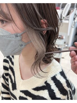 ヴィーヴォ 天六店(VIVO) 【VIVO】神田康之 インナーカラー アイスグレージュ 韓国ヘア