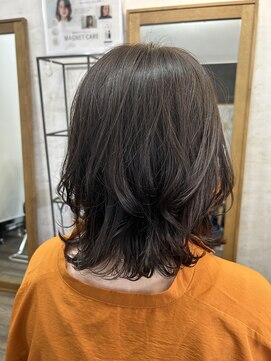 キュウヘアー(KYUU HAIR) ウルフ×グレージュ