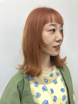 ガレリアエレガンテ 名駅店(GALLARIA Elegante) オレンジベージュカラー