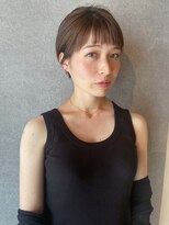 イトシテ&nbsp;オン眉ショート×ベージュカラー【本多身和子】