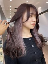 ロンドシエル 横浜(Lond ciel)&nbsp;ピンクラベンダー/インナーカラー/ブリーチ/横浜