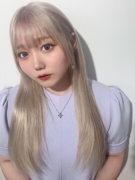 オットット(OttottO) ブリーチカラー　Wカラー　ハイトーンロング