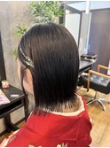 ボブヘアセット