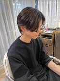 ナチュラルセンターパート メンズカット