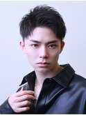 刈り上げアップバング