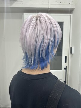 ゲーム 渋谷店(GAME) white × blue