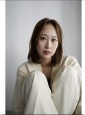 柔らかい雰囲気のレイヤーボブ