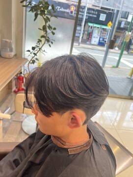 アッシュ 等々力店(Ash) 【曲がる縮毛矯正】センターパート