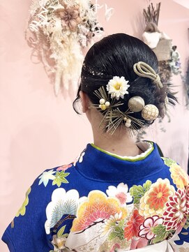 サロン ド ユーア(salon de yuua) 卒業式 謝恩会 袴 着付け カチモリヘアアレンジ ヘアセット