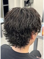 ノイセル 心斎橋(Noisyle)&nbsp;サーフカール×センターパート×海外ヘア×黒髪