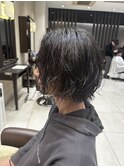 メンズボブパーマ