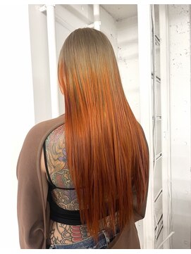 レコ 渋谷(LECO) ミルクティー×オレンジ