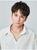 men's/メンズ/フェザーパーマ/黒染め/韓国/ブルーブラック/池袋