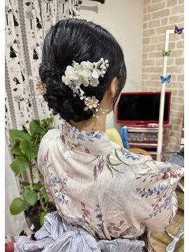アンケア(an care) 浴衣/崩れにくい編み込みアレンジ☆
