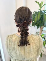 ジジ 宇都宮(Gigi)&nbsp;くびれヘア/フェイスレイヤー/アプリコットオレンジ/宇都宮/鶴田