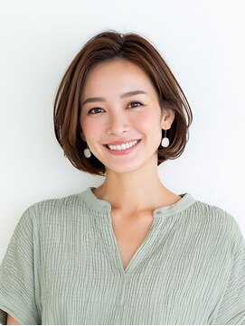 e.m.a プレミアムビューティーサロン 栄駅店(e.m.a PREMIUM BEAUTY SALON) ボブヘア/イメチェン/外ハネボブ/美髪/ワイドバング/髪型