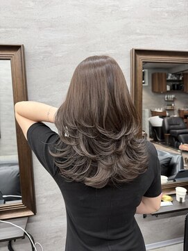 ソー(so.) ショコラブラウン/レイヤーカット/レイヤー/20代30代