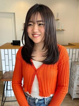 【ニュアンスカット】一人一人に似合う"かわいい"バランスを見つけてカットします◇毎日のお手入れも簡単！