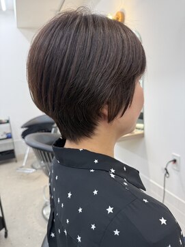 アニー 松戸(ANNI) ホワイトグレージュ/ミニウルフ/デジタルパーマ/チェリーブラウ