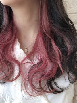 アンラヴェスト(AN LOVEST mashup hs) インナーカラー/ピンク/白髪ぼかし☆☆