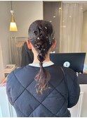 高め編みおろしhair♪