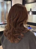 ザザ シンジュク(ZA/ZA shinjuku) ミディアムレイヤー|新宿 美容室 レイヤーカット