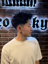 ブロートーキョーバーバーショップ 神田2nd(Bro Tokyo BARBERSHOP)&nbsp;ナチュラルスパイキーショートスタイル