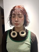 ビーヘアー 近鉄八尾店(Bee.hair)&nbsp;パーマ×オレンジ