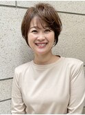【成田】ナチュラルショート/ショートボブ/顔周り/30代40代/26
