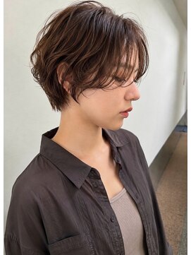 トリッカ 銀座(tricca) ニュアンスパーマ/ショートパーマ/ショートボブ/ふんわりパーマ