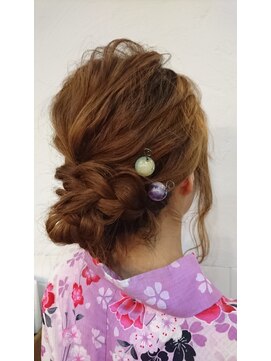 ウィービーパセリ atre川越店(WE BE PARSLEY) オシャレに編み込み浴衣アレンジ♪【担当 木村沙織】