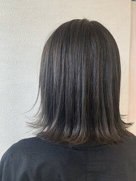 ロンド 表参道店(Lond) 切りっぱなしミニマムボブ＊ブルージュ３Dカラー＋＋