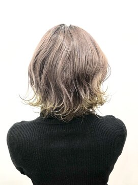 エトネ ヘアーサロン 仙台駅前(eTONe hair salon) 【eTONe】25歳からの大人裾カラー☆グレージュ×イエロー