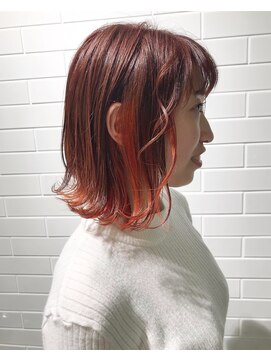 シェリ ヘアデザイン(CHERIE hair design) オレンジ×オレンジ