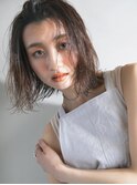 ラフなウェットボブ