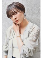 メーヴェ(Mowen) mowen 南堀江 くびれショート×ウォームブラウン×骨格矯正