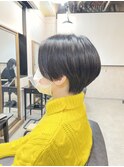 似合わせショート 前髪なし ハンサムショート 小顔 ショートボブ