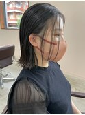 切りっぱなしボブ