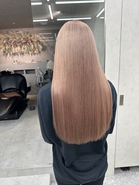 ロンド マーレ 天神大名店(Lond mare) イメチェン/チェリーブラウン/フェミニン/ダークアッシュ/束感