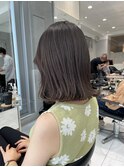【有坂映哉】透明感アッシュグレージュ/ブリーチなし