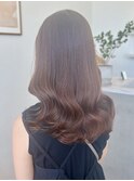 まろやか透明感カラーレイヤーカットイルミナカラーダブルカラー